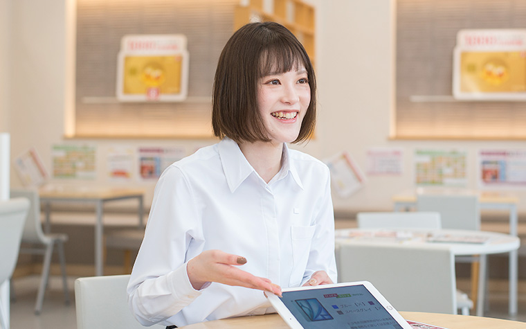 先輩の声 写真　Kさん